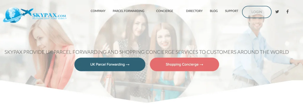Skypax Homepage