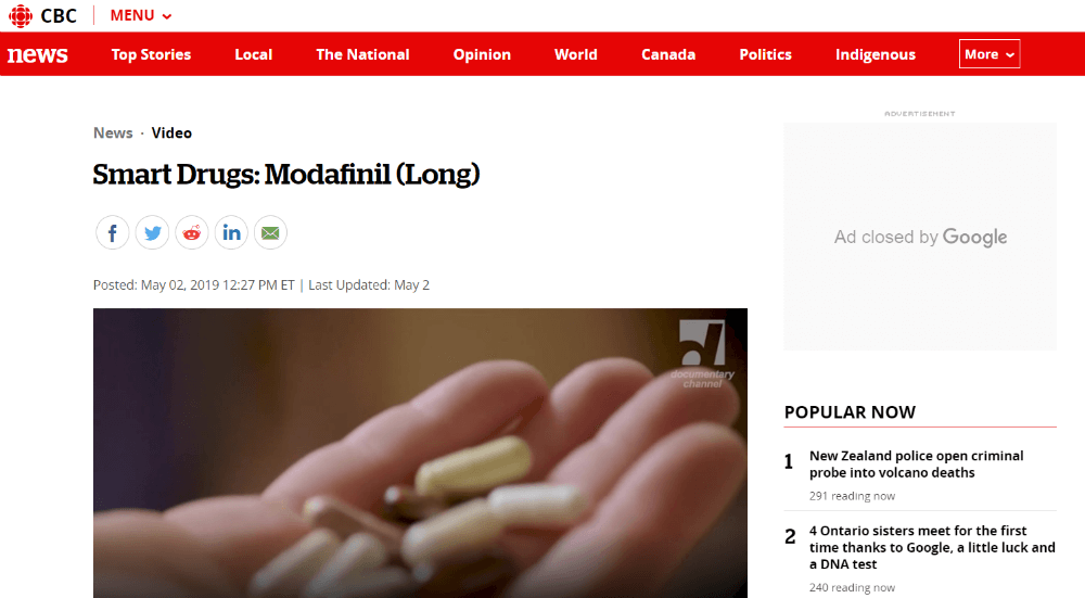 Post on the CBC News