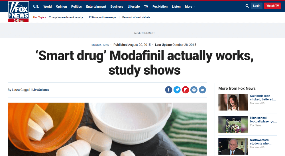 Modafinil precio españa