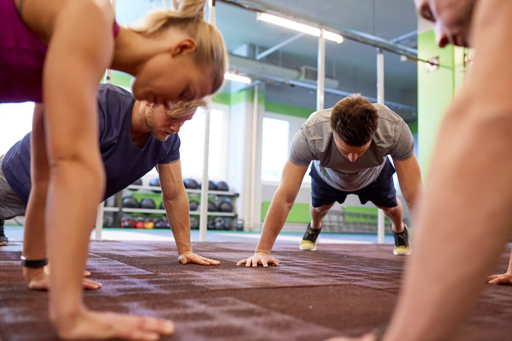 Athletes Train