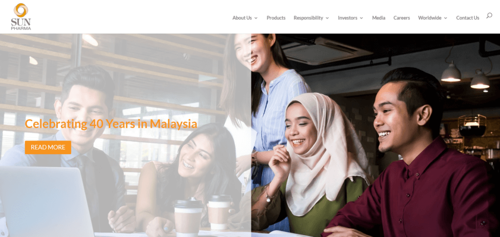 Sun Pharma Website