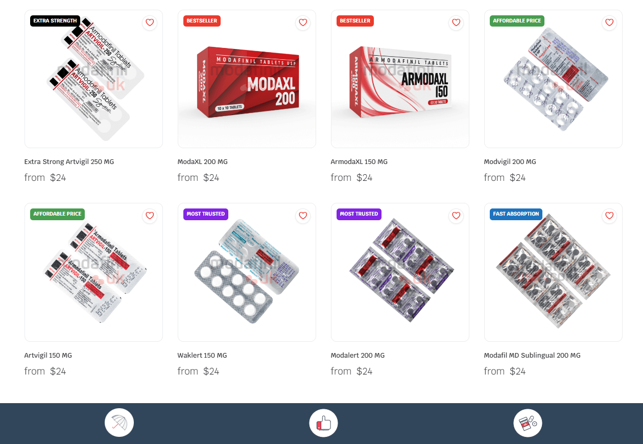 ModafinilUK Products