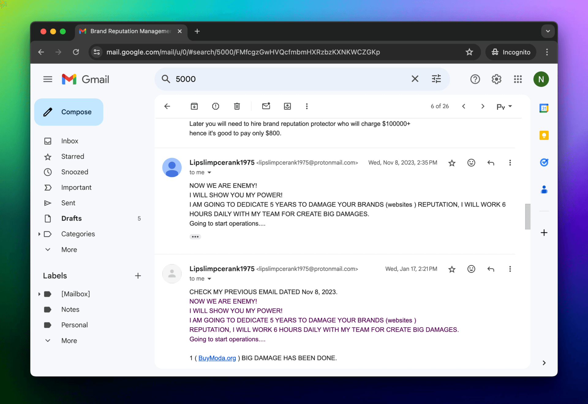 Correspondence with a Scammer by Email - Modafinil.org Correspondence with a Scammer by Email