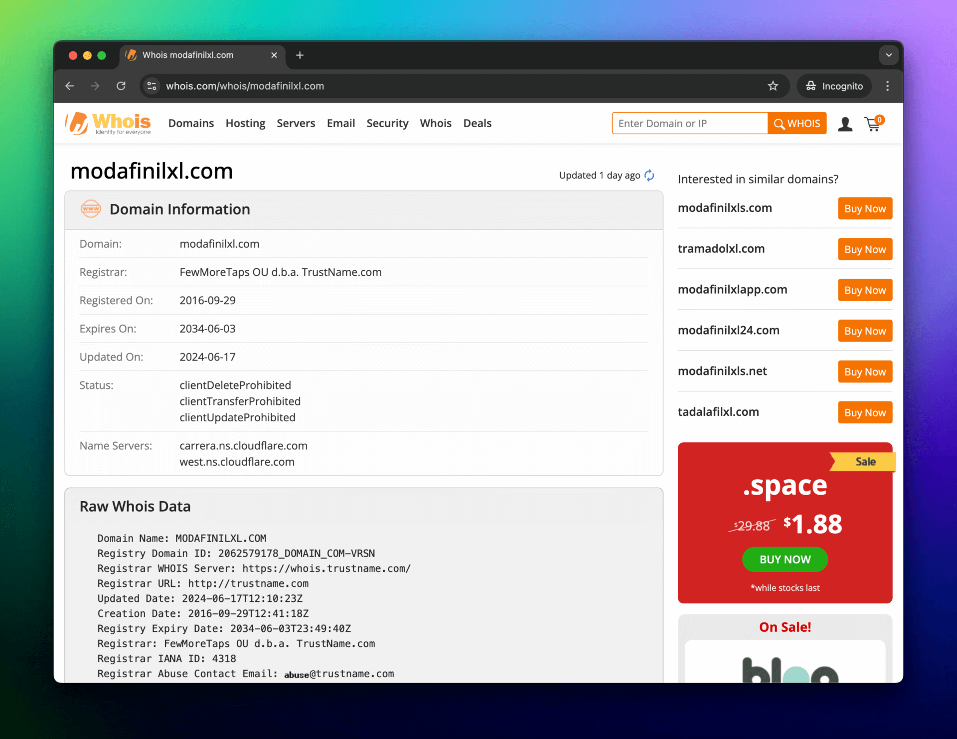 ModafinilXL Domain Information - Modafinil.org ModafinilXL Domain Information