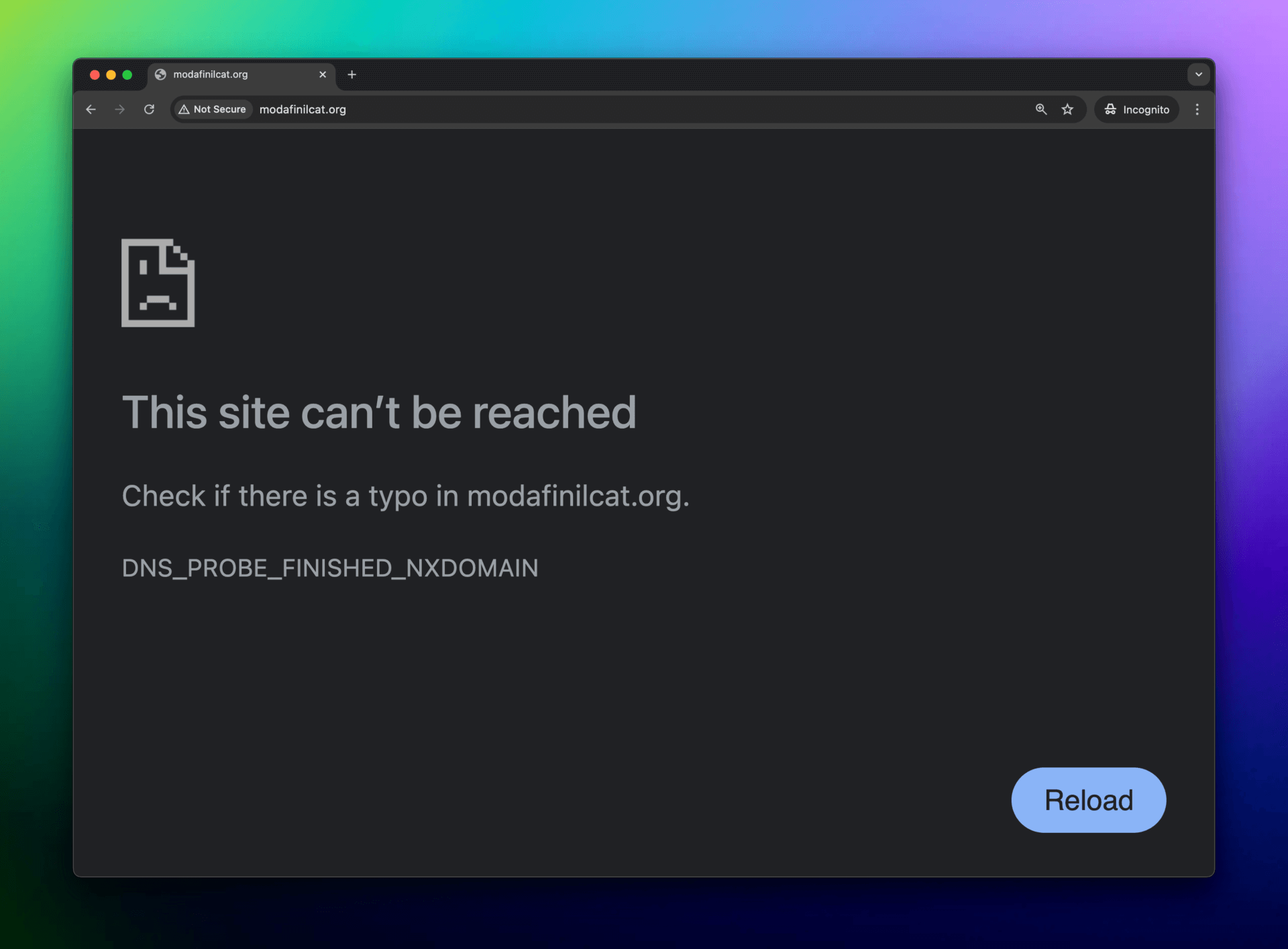 This Site Can't Be Reached - Modafinil.org This Site Can't Be Reached