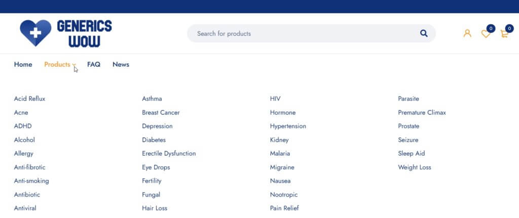 Product Range