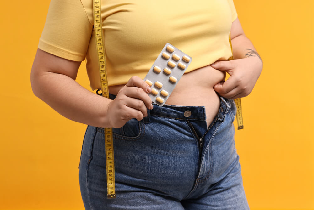 Overweight Girl on Pills