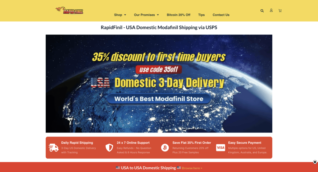 RapidFinil Pharmacy - Modafinil.org RapidFinil Pharmacy