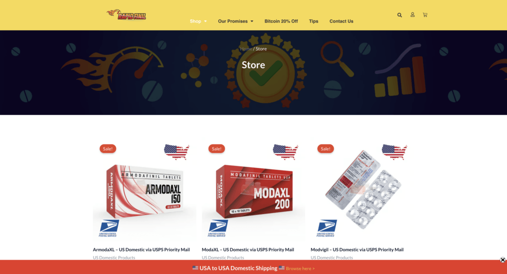 RapidFinil Store - Modafinil.org RapidFinil Store