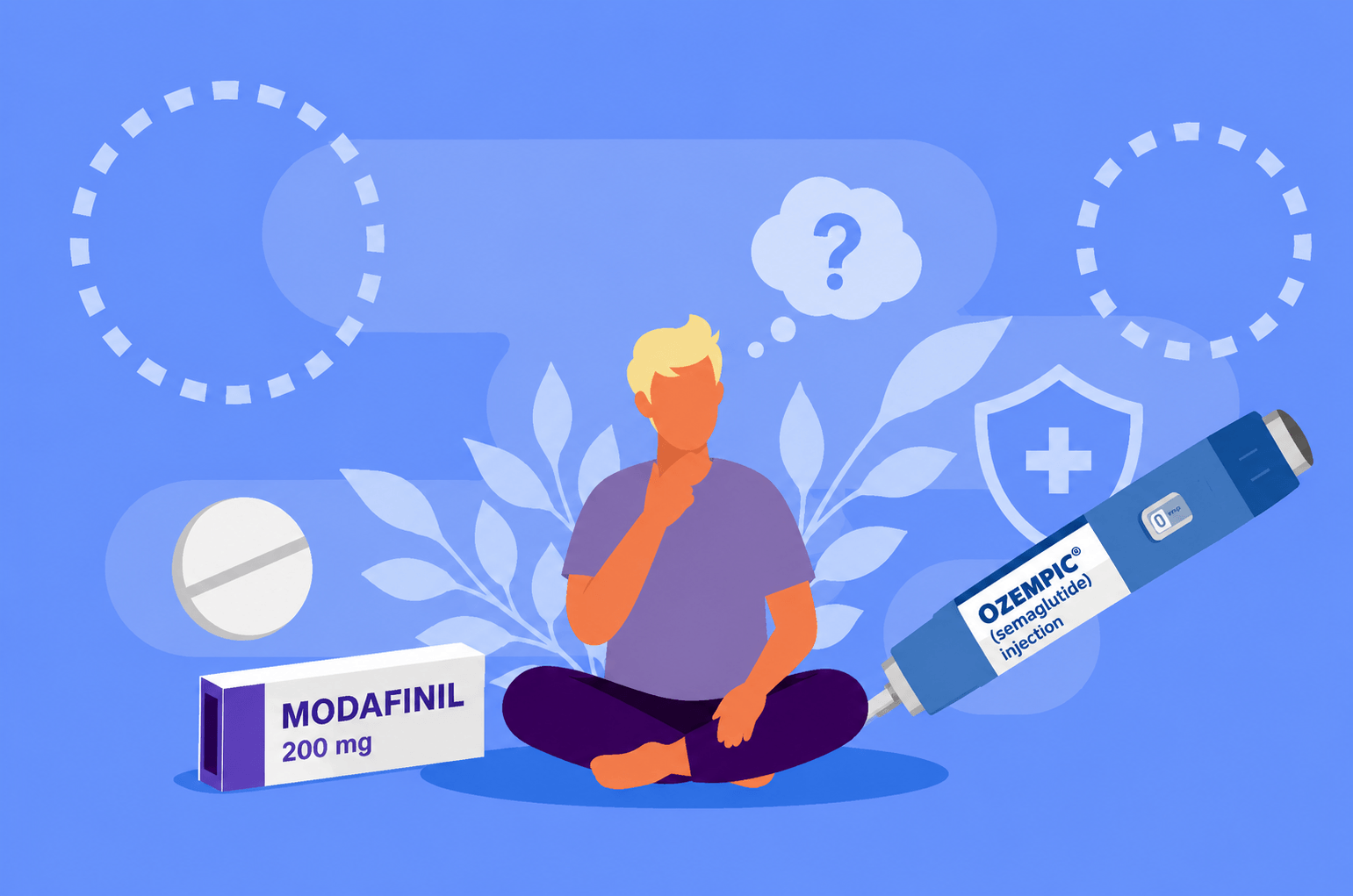 Modafinil and Ozempic