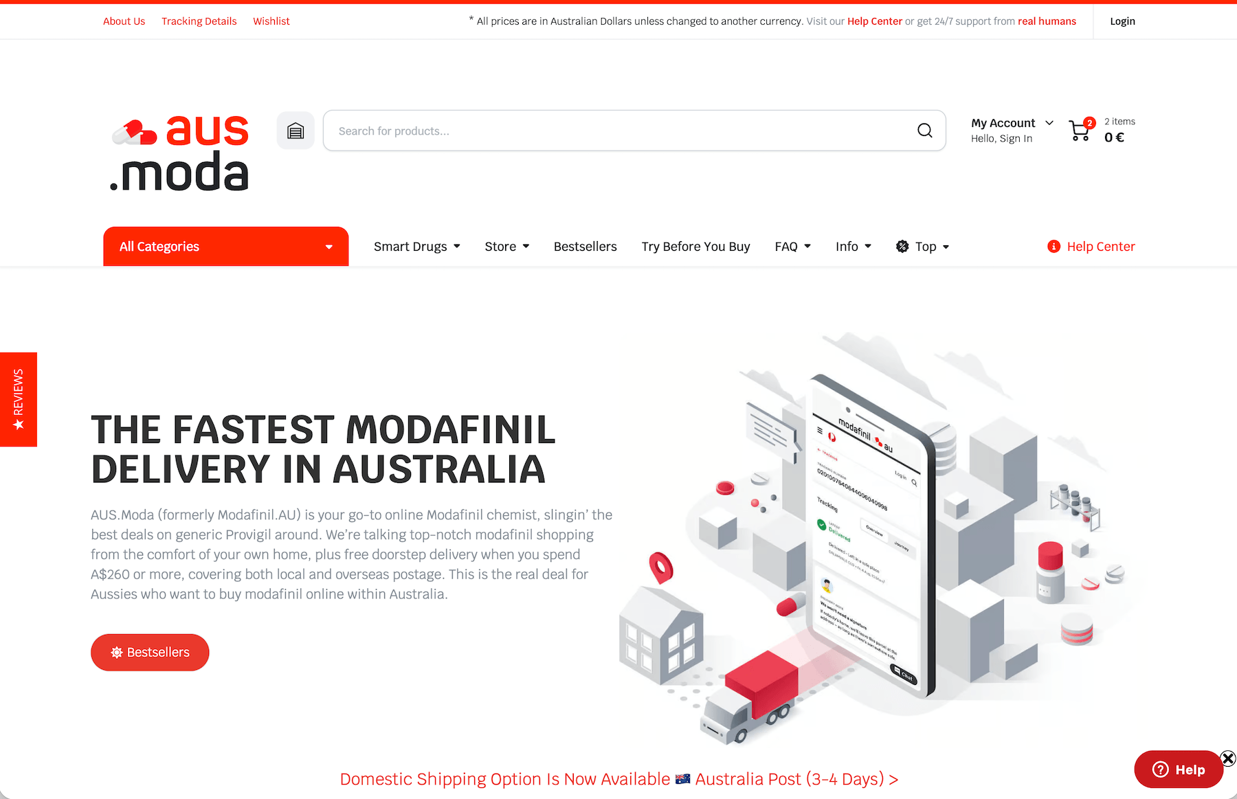 AUS.Moda (formerly ModafinilAU) Online Pharmacy
